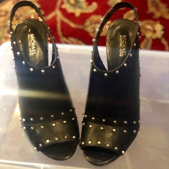 Michael Kors Sexy Studded Heel Strap Mule! - Picture 3 of 5
